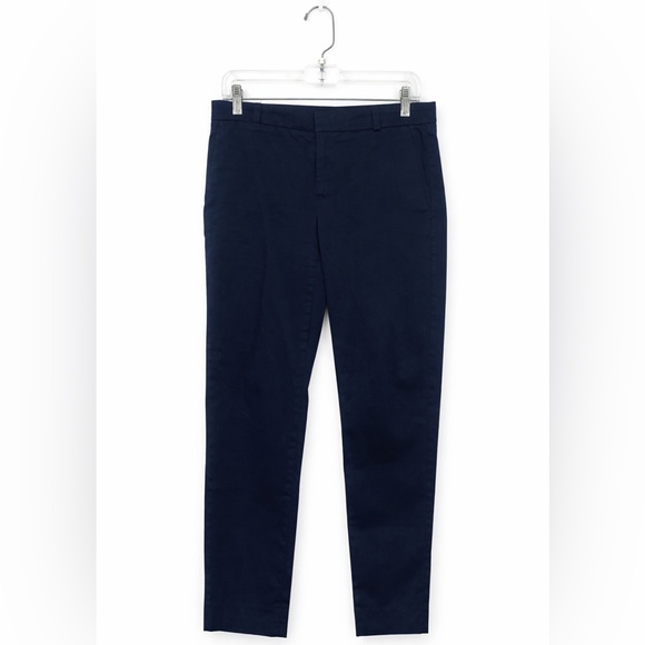 Banana Republic Avalon Pants WMN SZ 2 Navy Blue Slim Stretch Dress Work Career - Picture 2 of 9